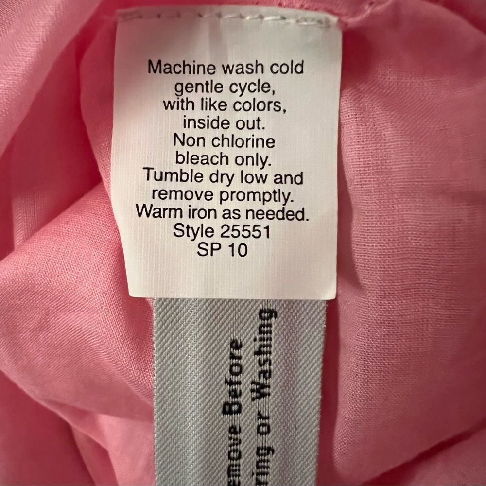 J. Crew New with Tags Pink Cotton Strapless Dress Size 10 - Picture 10 of 10